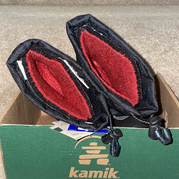 NEW Black Waterbug 5 Snow Rain Boots KAMIK sz 10 - Picture 4 of 6